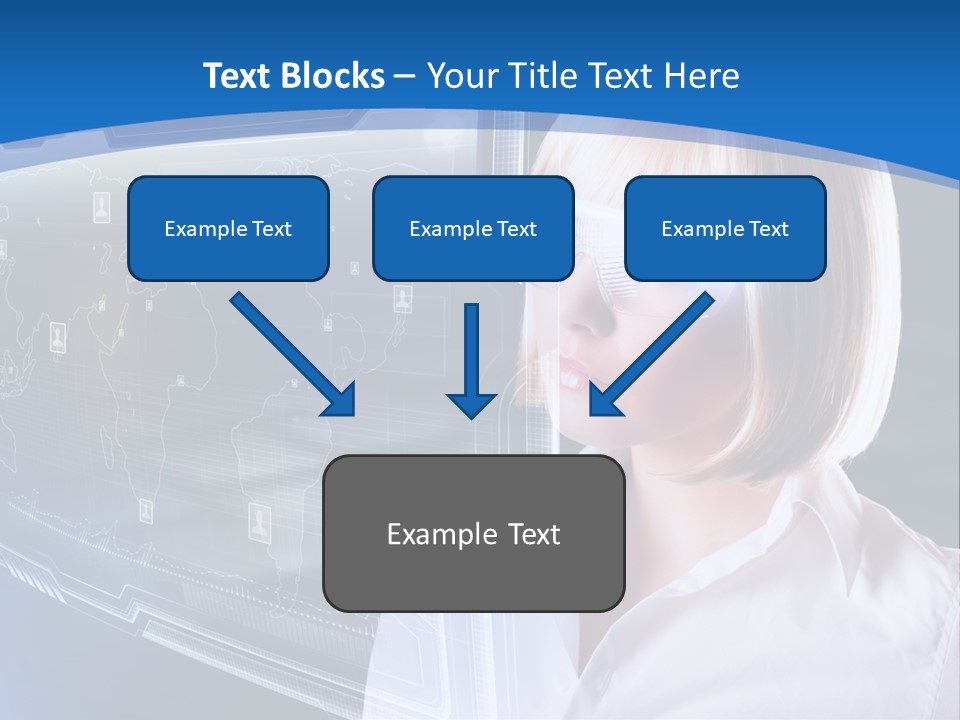 Internet Kommunizieren Business PowerPoint Template