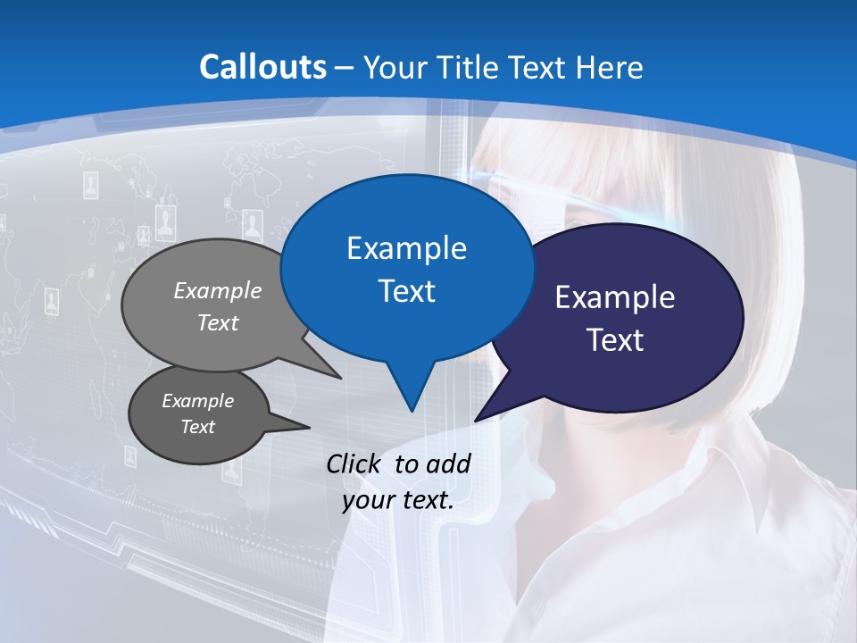 Internet Kommunizieren Business PowerPoint Template