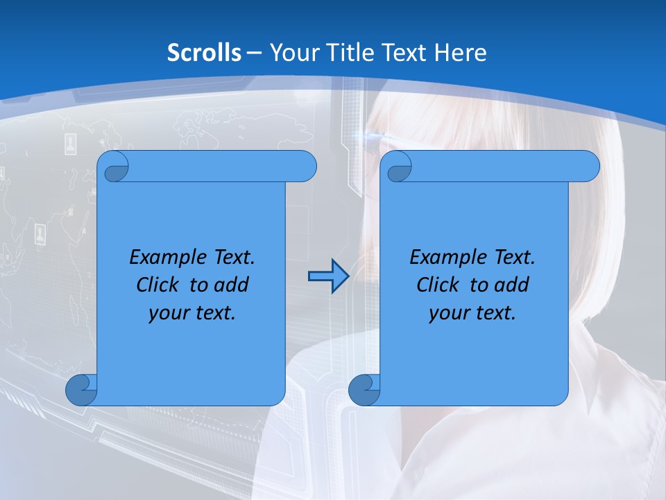 Internet Kommunizieren Business PowerPoint Template
