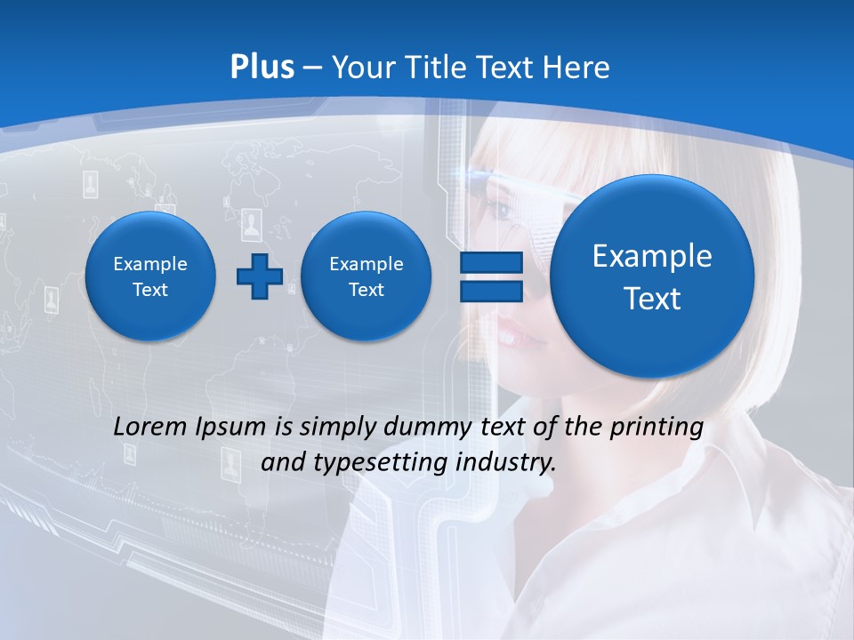 Internet Kommunizieren Business PowerPoint Template