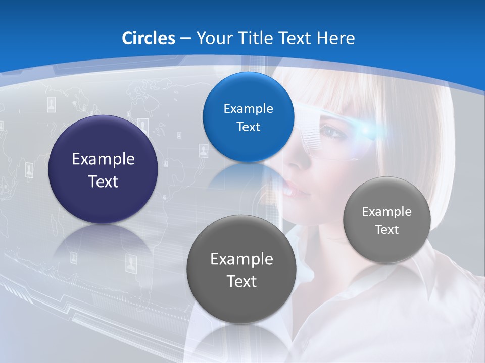 Internet Kommunizieren Business PowerPoint Template