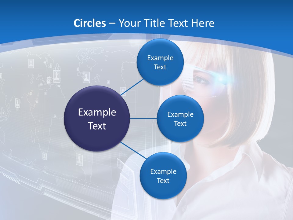 Internet Kommunizieren Business PowerPoint Template