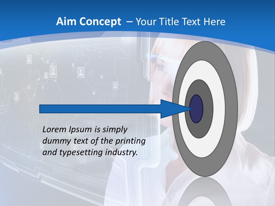 Internet Kommunizieren Business PowerPoint Template