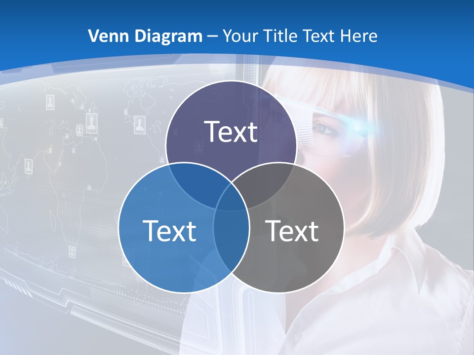 Internet Kommunizieren Business PowerPoint Template