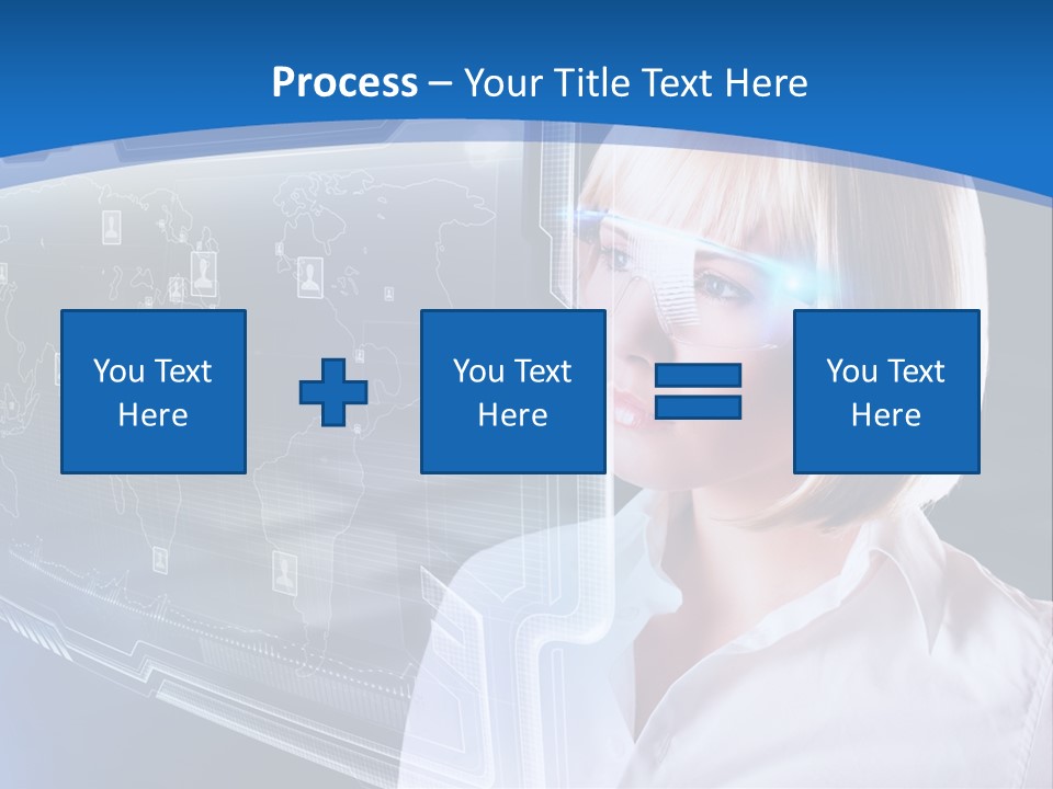 Internet Kommunizieren Business PowerPoint Template