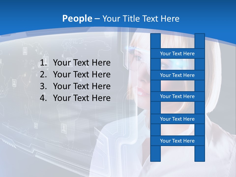 Internet Kommunizieren Business PowerPoint Template