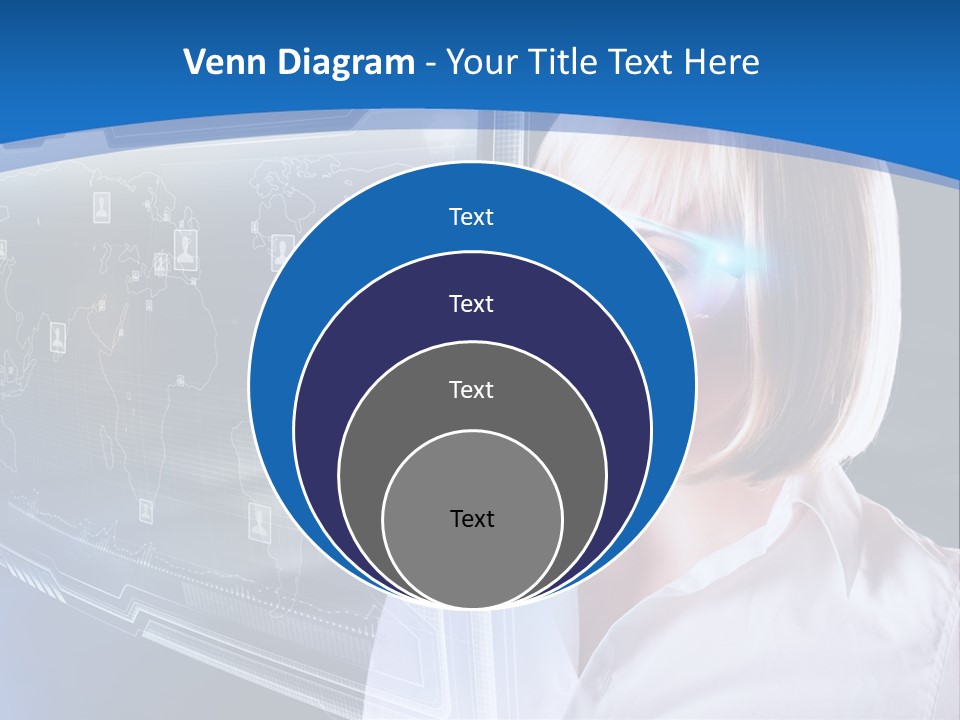 Internet Kommunizieren Business PowerPoint Template