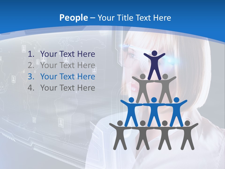 Internet Kommunizieren Business PowerPoint Template