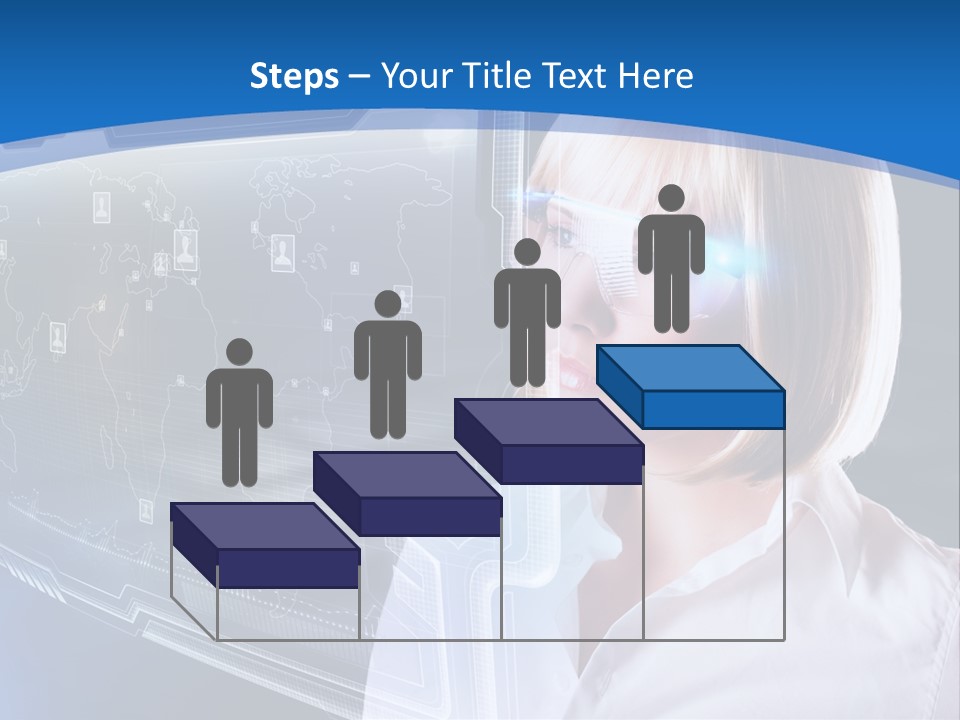 Internet Kommunizieren Business PowerPoint Template