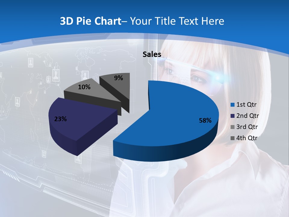 Internet Kommunizieren Business PowerPoint Template