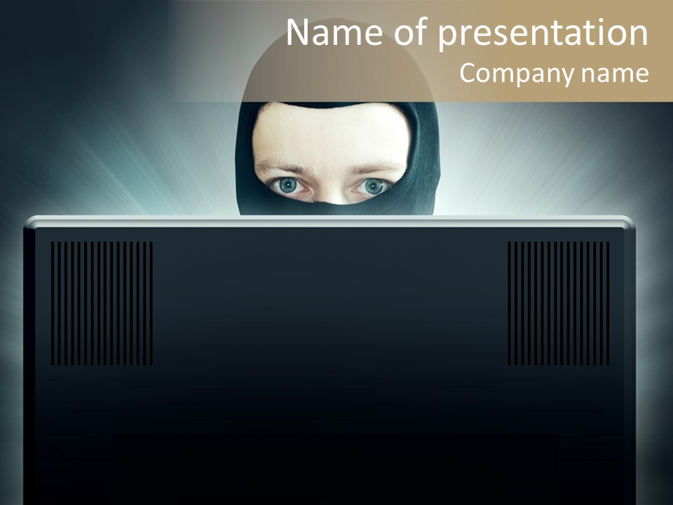 Kriminell Musik Gesetzeswidrig PowerPoint Template