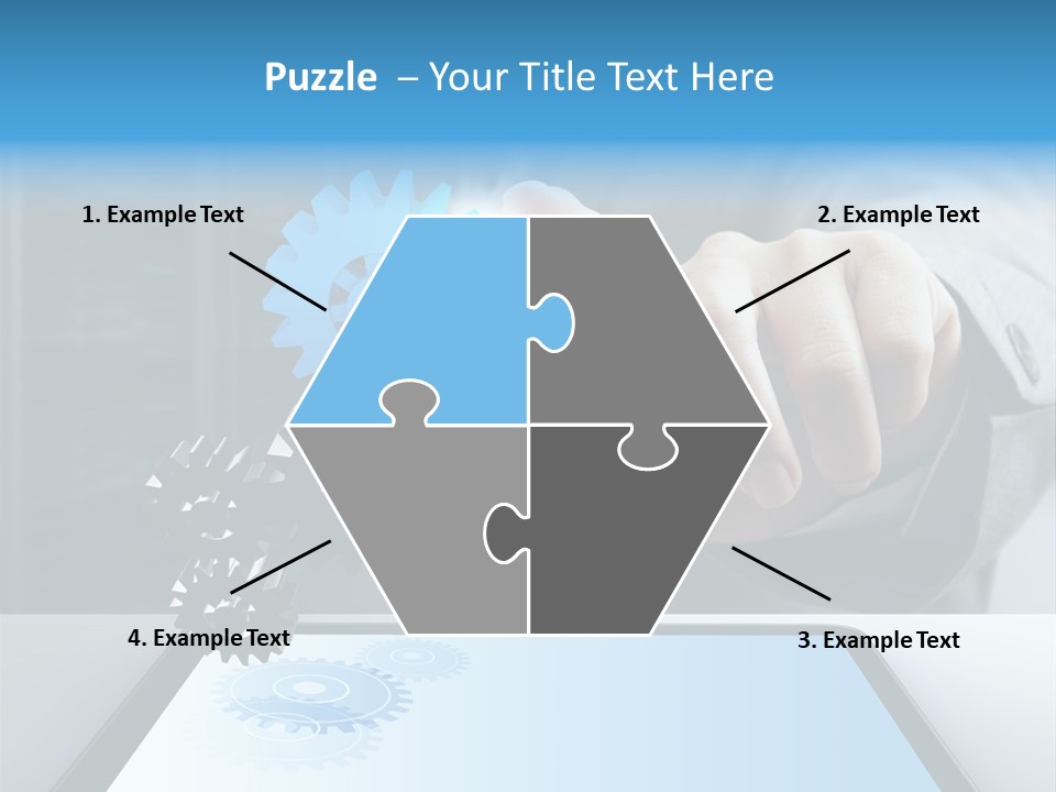 Science Hand Engineering PowerPoint Template
