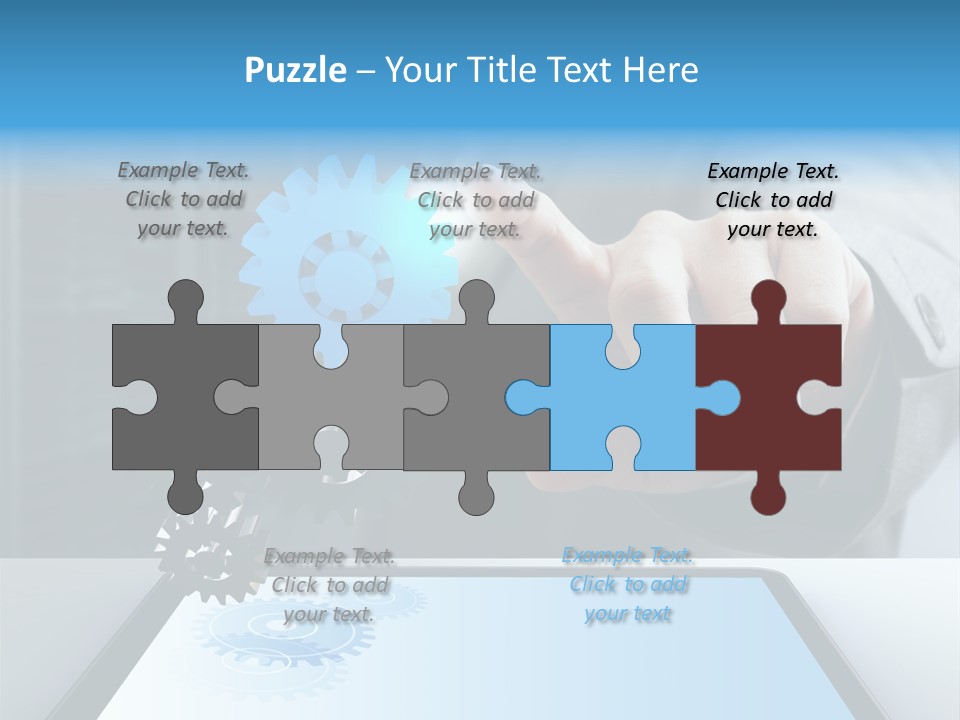 Science Hand Engineering PowerPoint Template