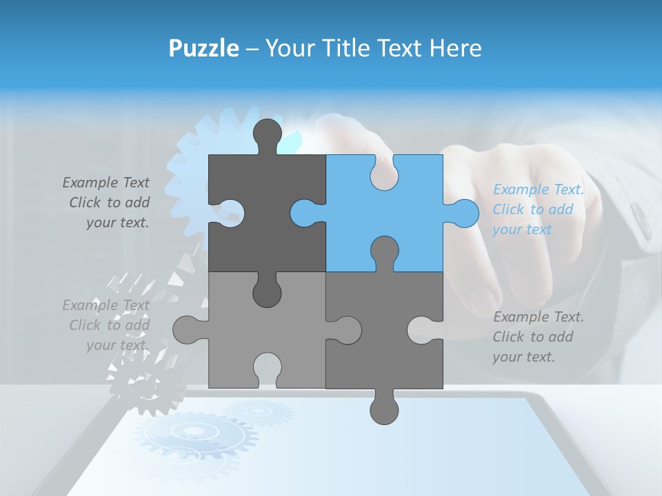 Science Hand Engineering PowerPoint Template