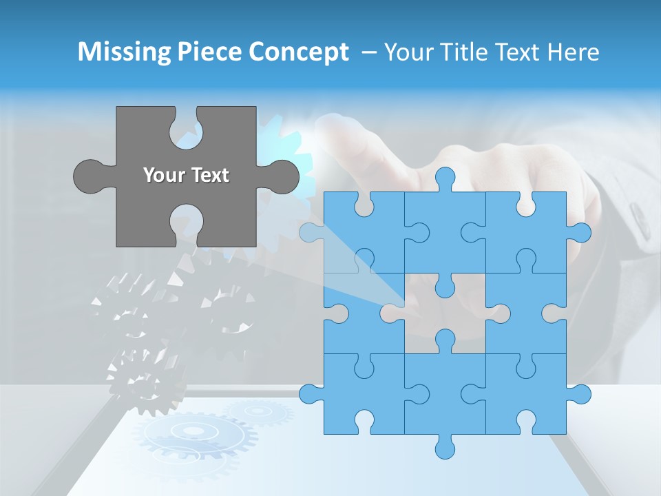 Science Hand Engineering PowerPoint Template