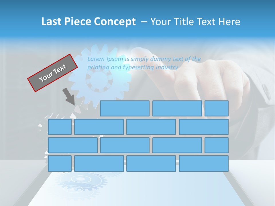Science Hand Engineering PowerPoint Template