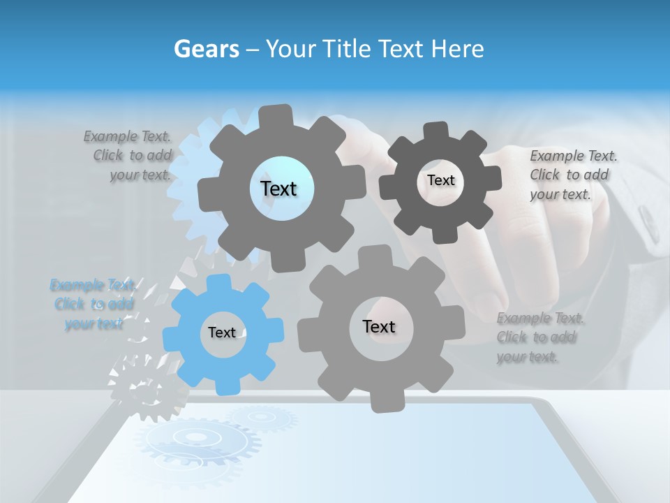 Science Hand Engineering PowerPoint Template