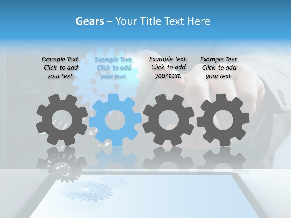Science Hand Engineering PowerPoint Template
