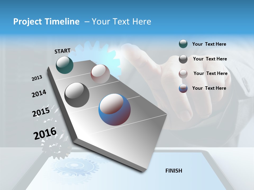 Science Hand Engineering PowerPoint Template