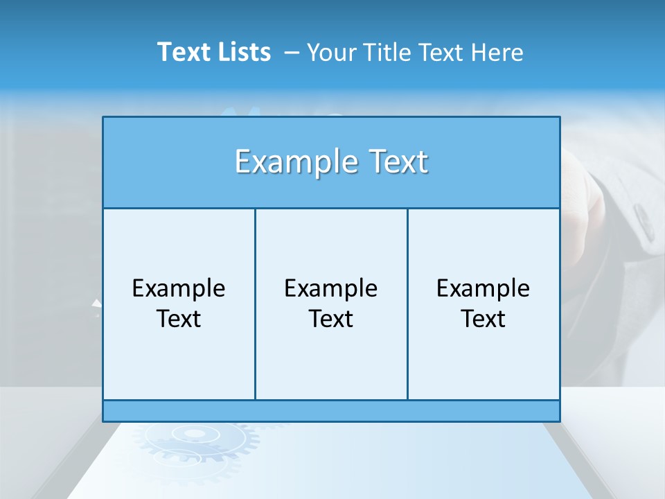 Science Hand Engineering PowerPoint Template