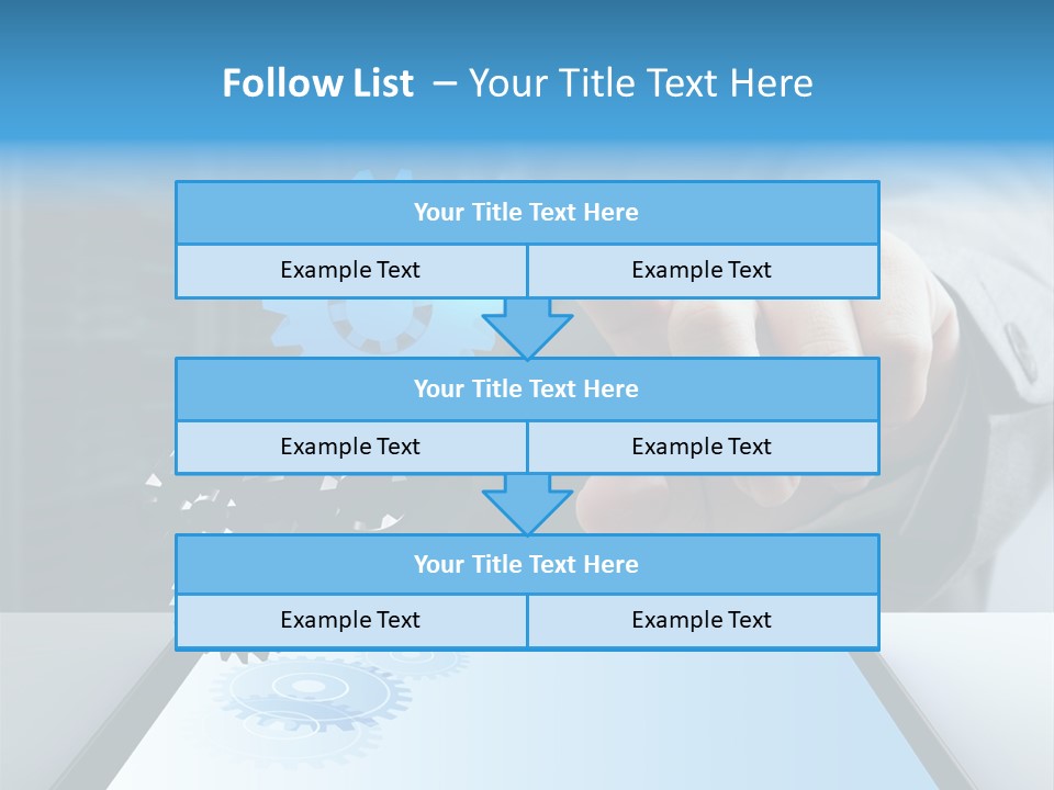 Science Hand Engineering PowerPoint Template