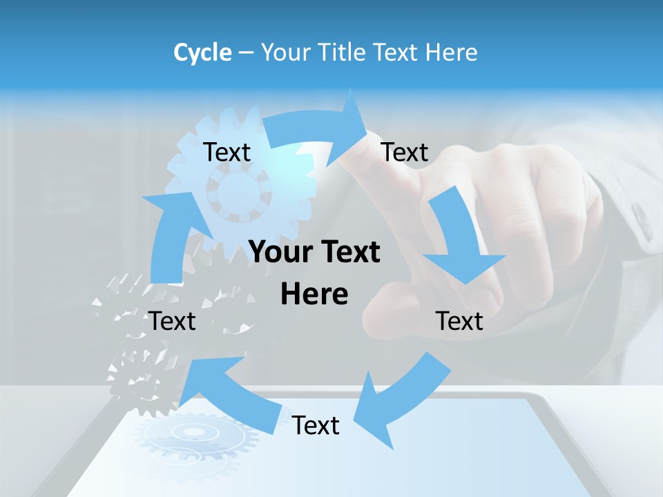 Science Hand Engineering PowerPoint Template