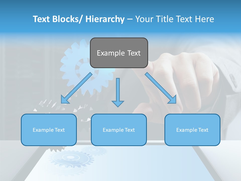 Science Hand Engineering PowerPoint Template