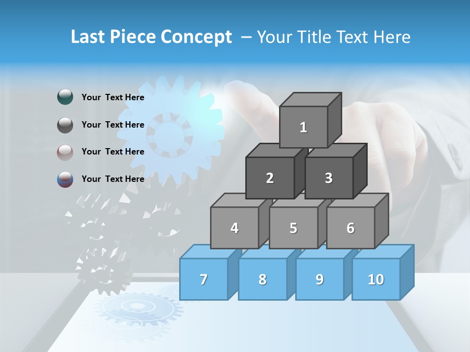 Science Hand Engineering PowerPoint Template