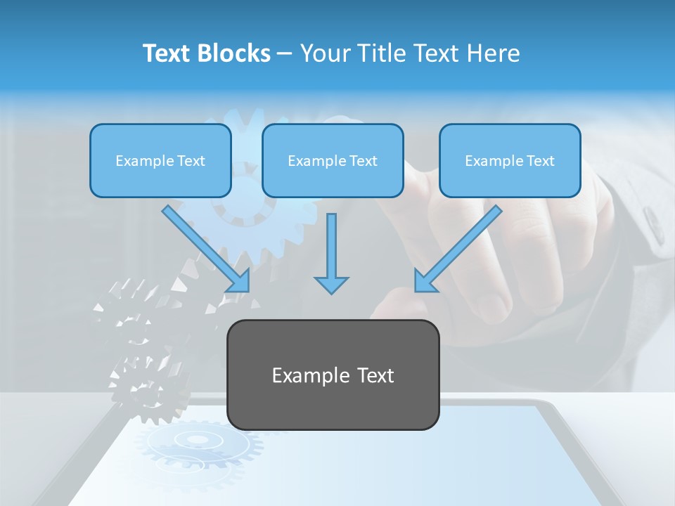 Science Hand Engineering PowerPoint Template
