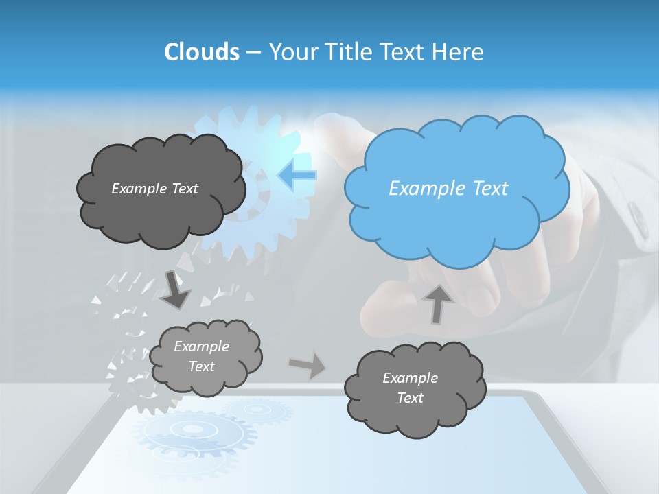Science Hand Engineering PowerPoint Template