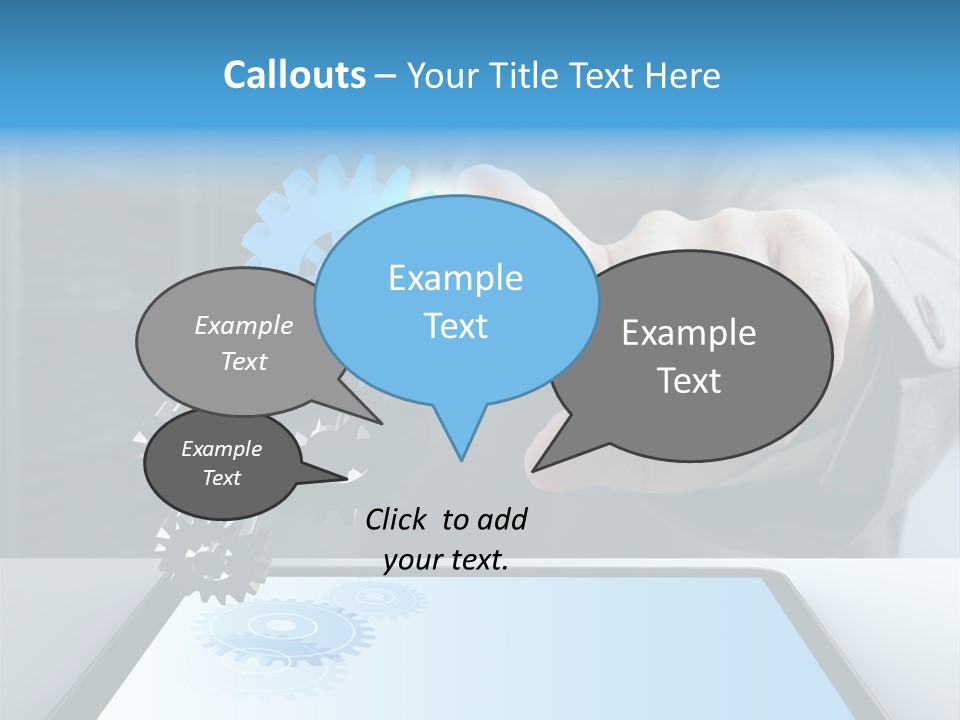 Science Hand Engineering PowerPoint Template