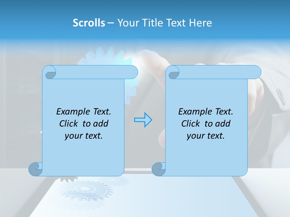 Science Hand Engineering PowerPoint Template