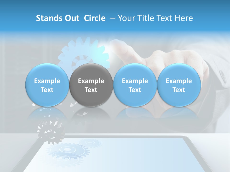 Science Hand Engineering PowerPoint Template