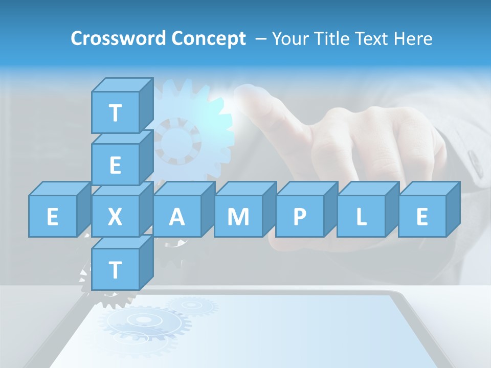 Science Hand Engineering PowerPoint Template