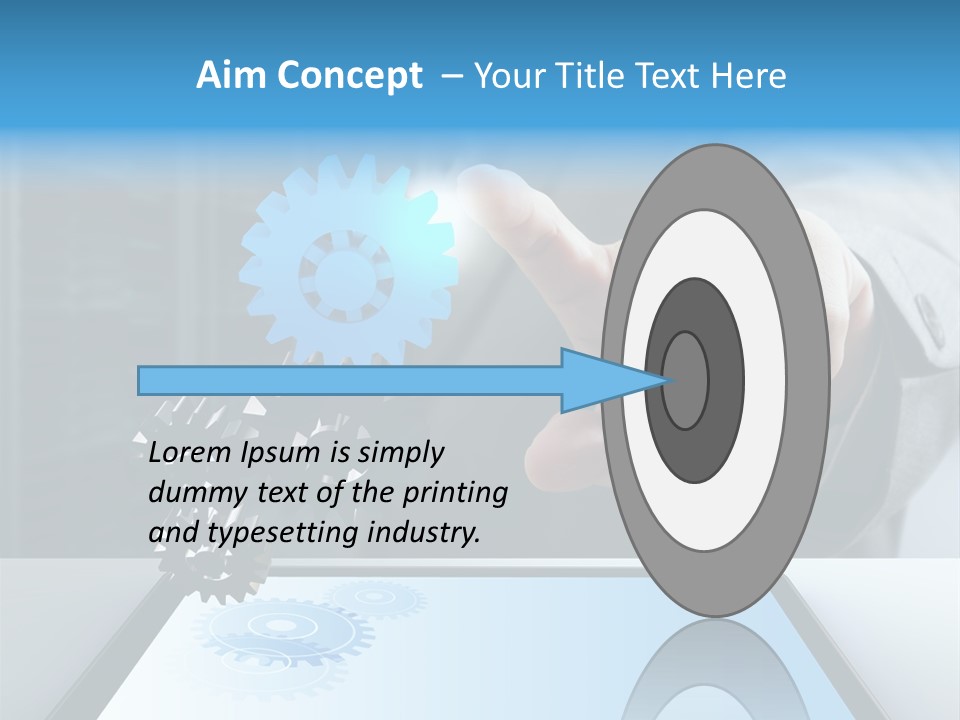Science Hand Engineering PowerPoint Template