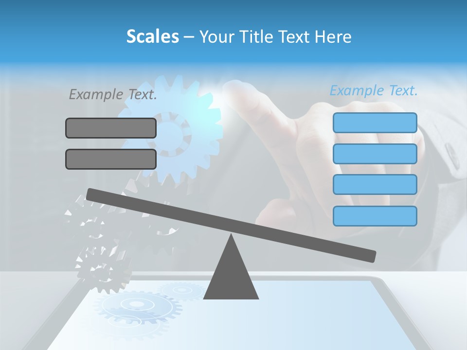 Science Hand Engineering PowerPoint Template