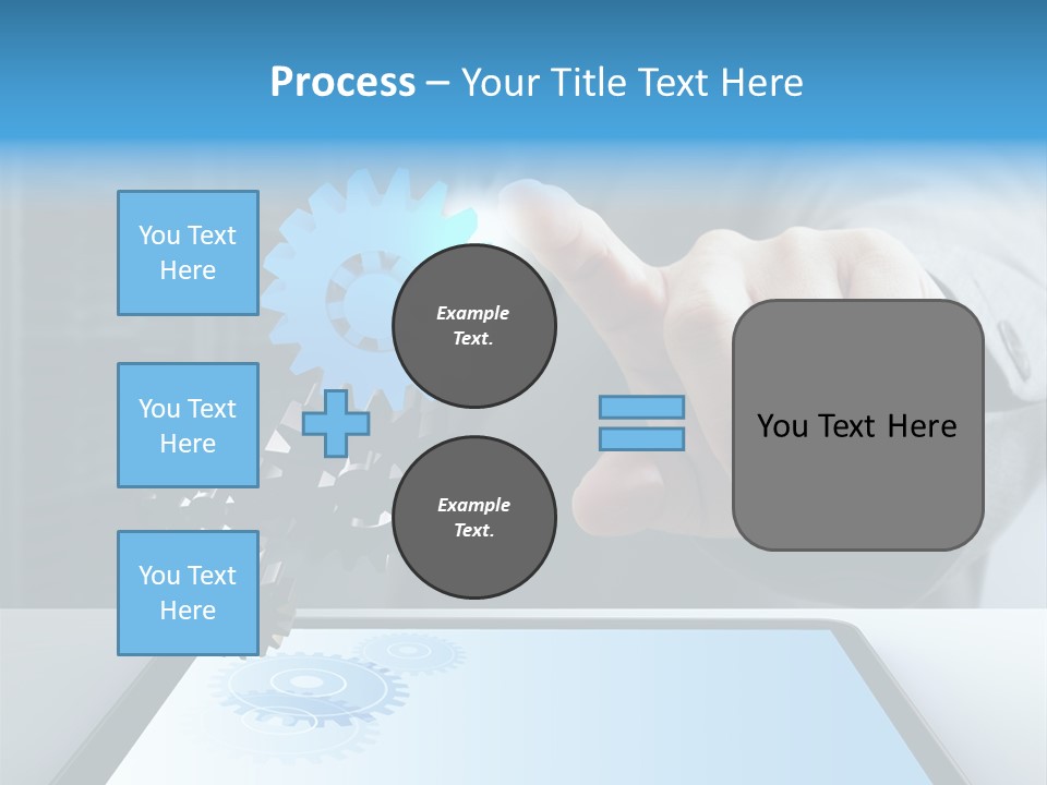 Science Hand Engineering PowerPoint Template