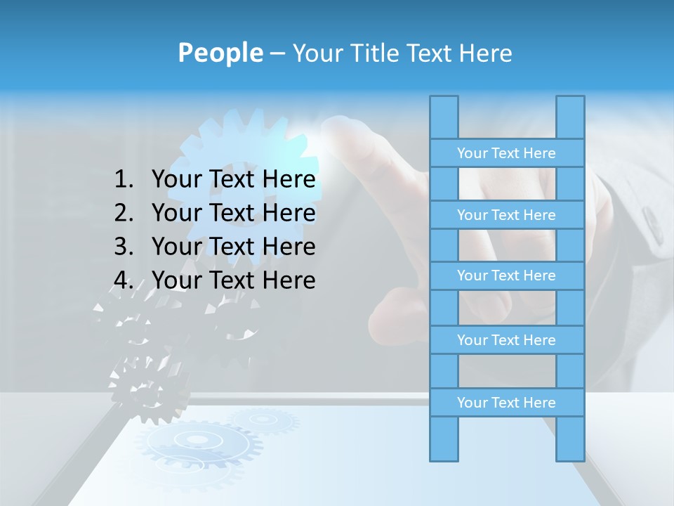 Science Hand Engineering PowerPoint Template