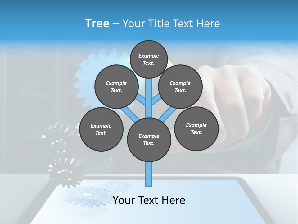 Science Hand Engineering PowerPoint Template