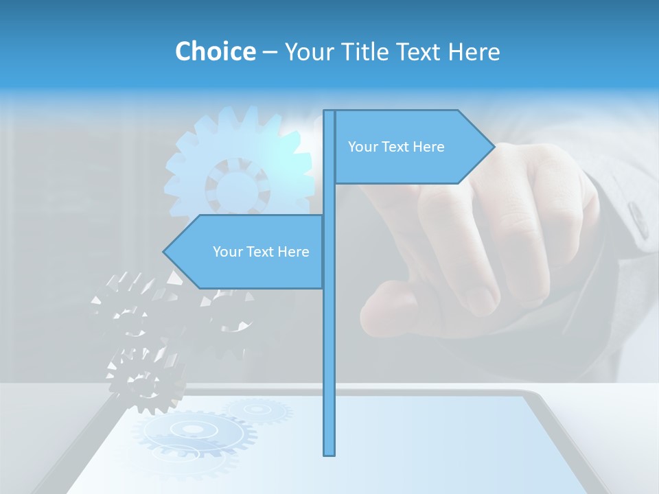 Science Hand Engineering PowerPoint Template