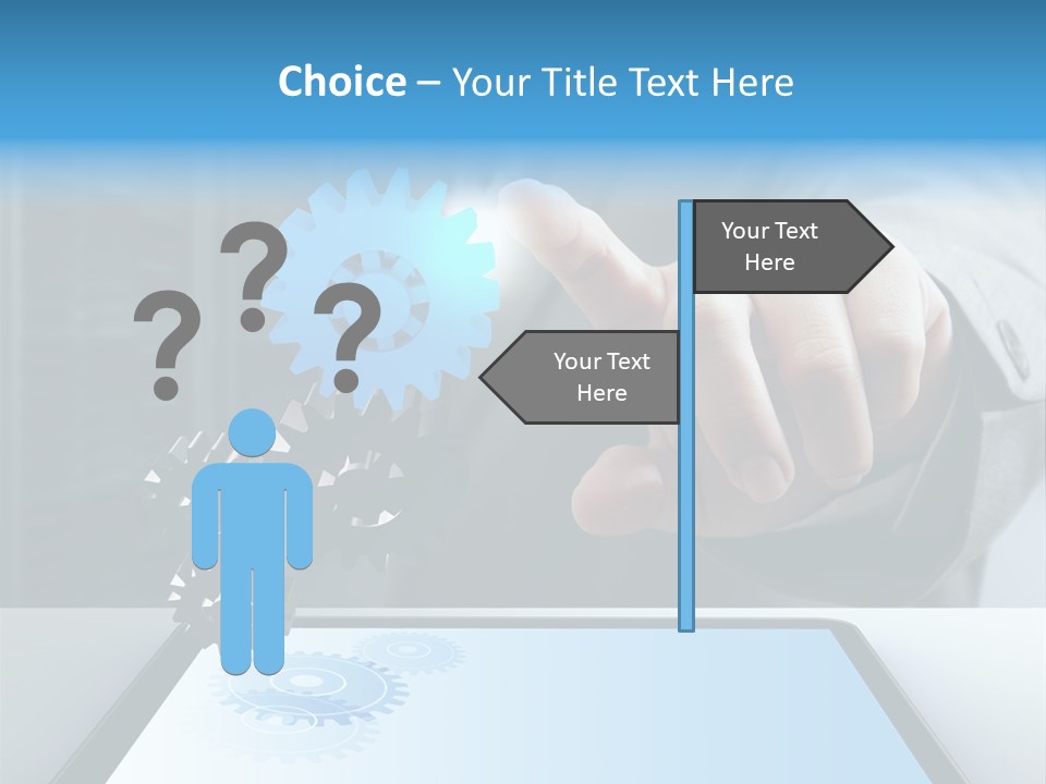 Science Hand Engineering PowerPoint Template