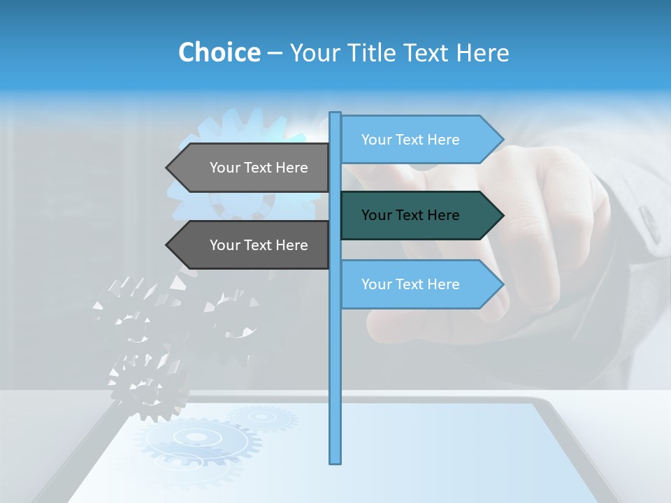 Science Hand Engineering PowerPoint Template