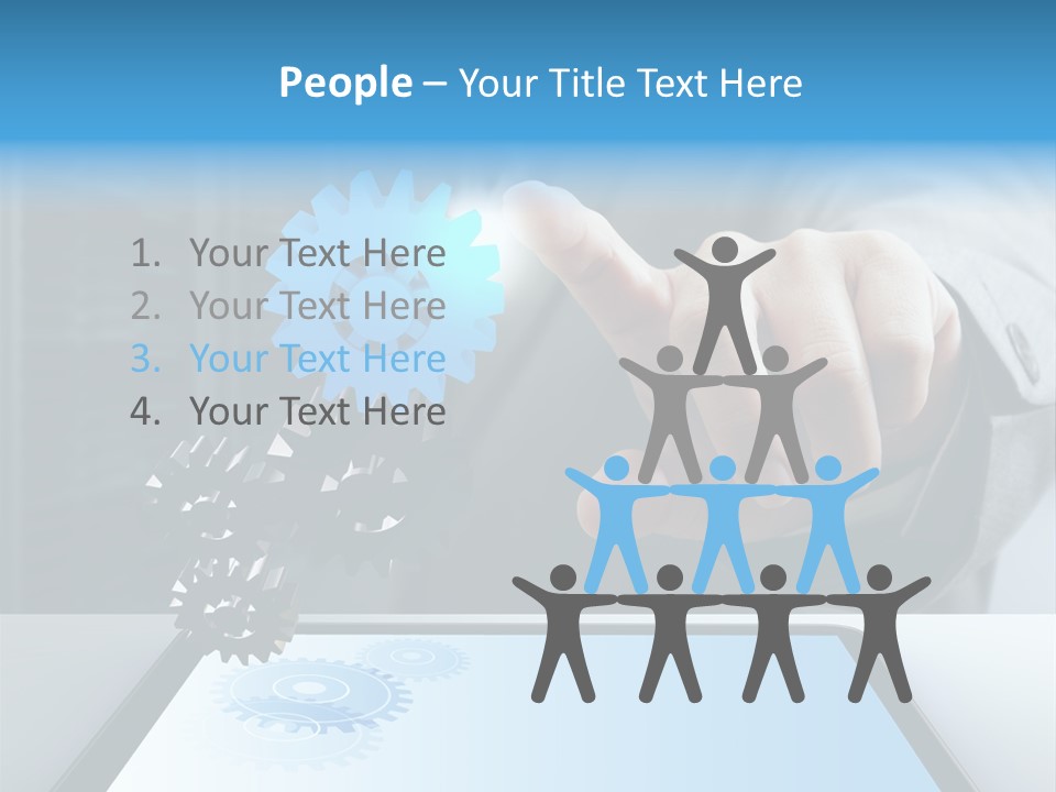Science Hand Engineering PowerPoint Template