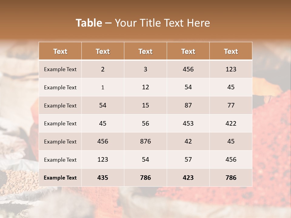 Moroccan African Cuisine PowerPoint Template