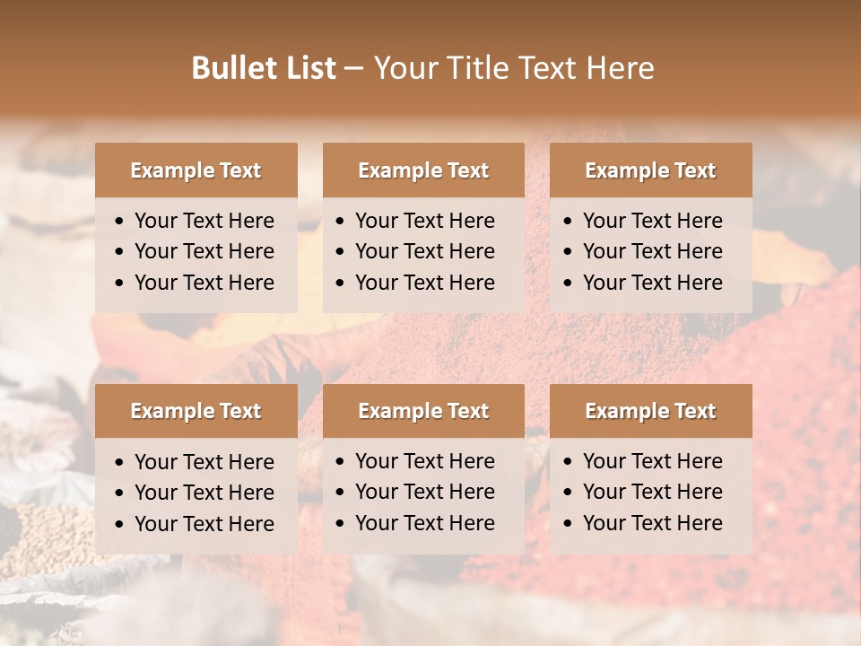 Moroccan African Cuisine PowerPoint Template