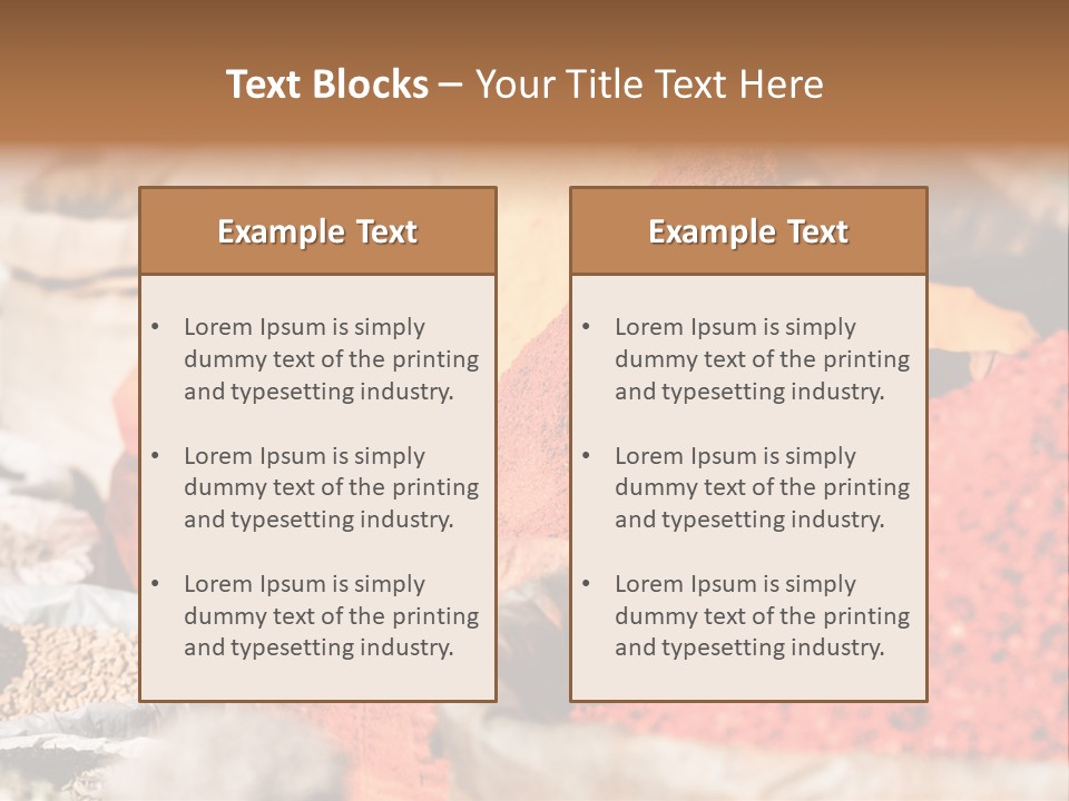 Moroccan African Cuisine PowerPoint Template