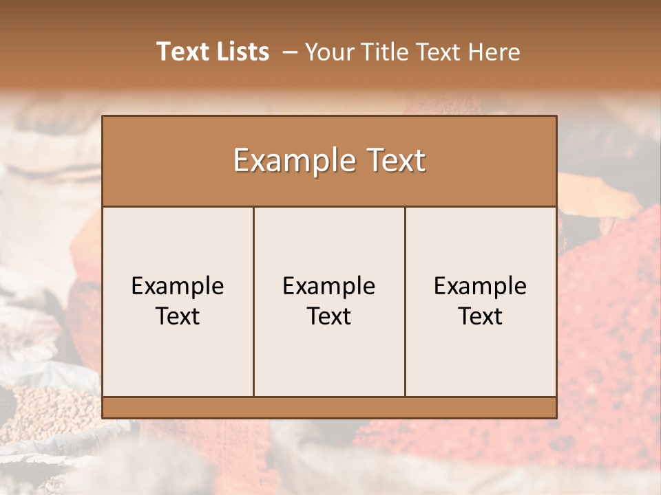 Moroccan African Cuisine PowerPoint Template