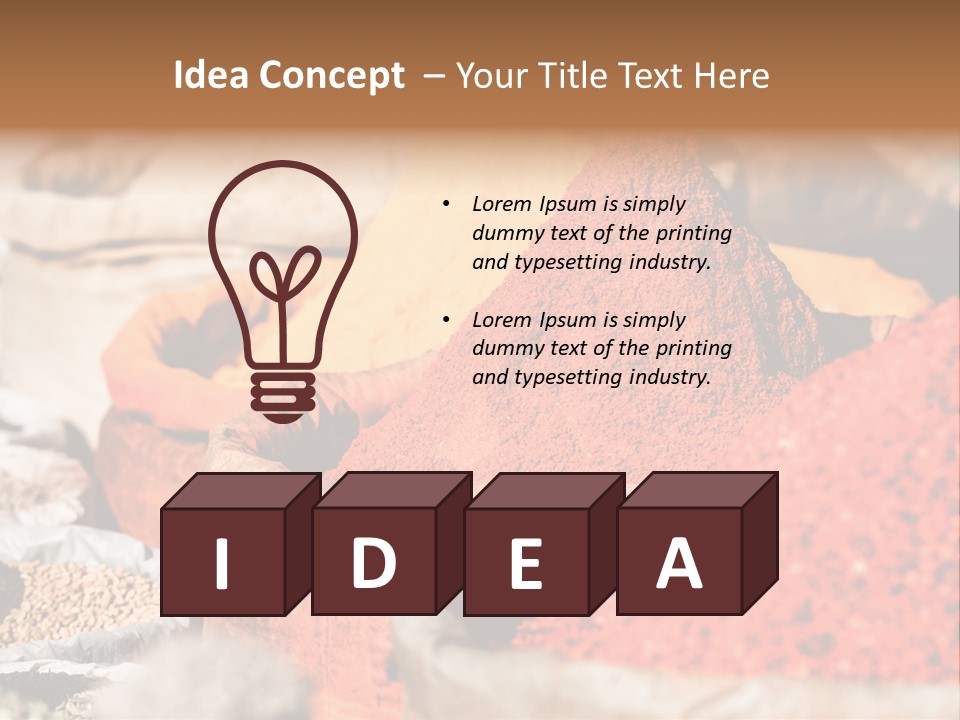 Moroccan African Cuisine PowerPoint Template