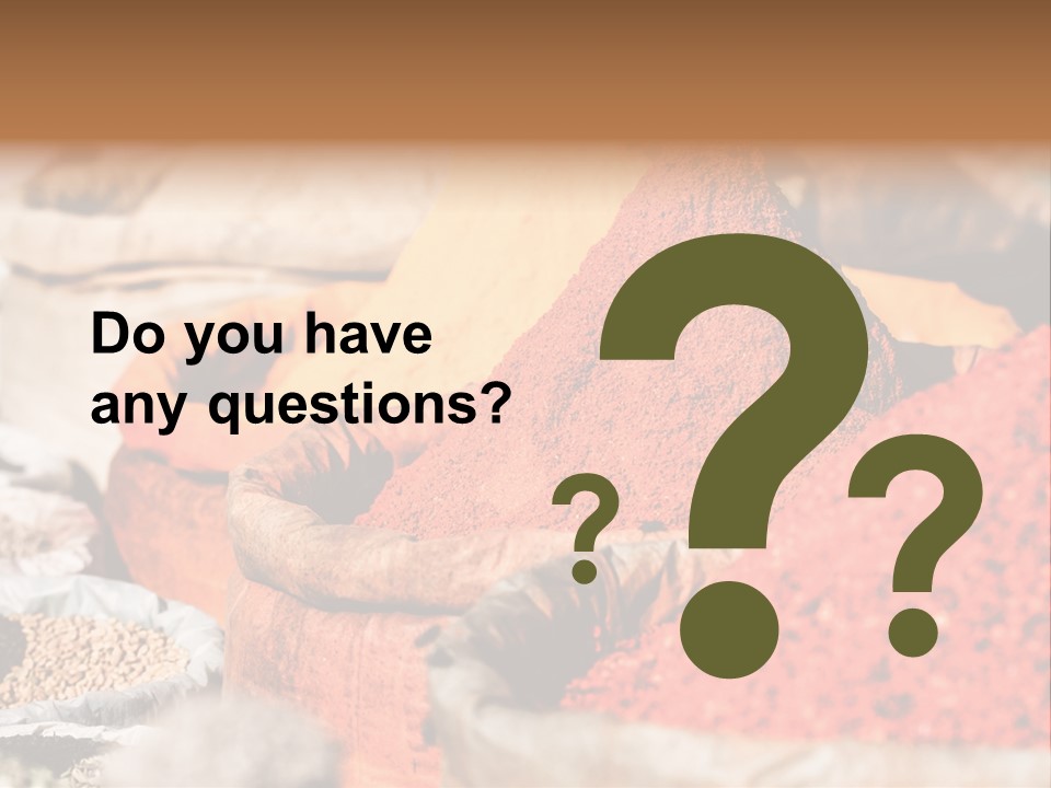 Moroccan African Cuisine PowerPoint Template