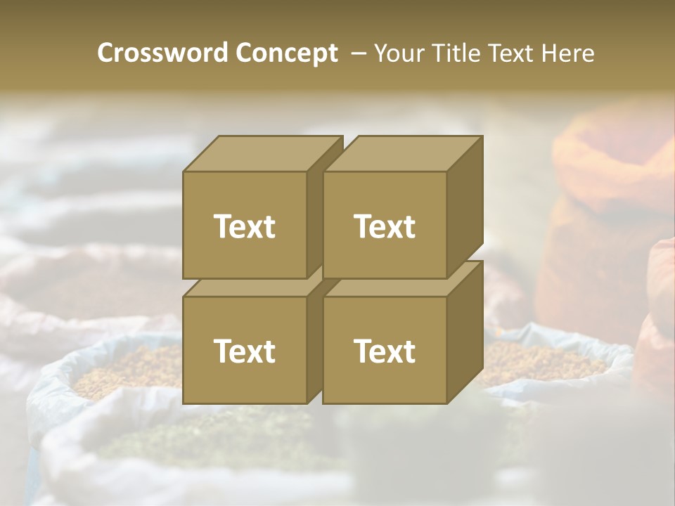 Africa Bazaar Cook PowerPoint Template